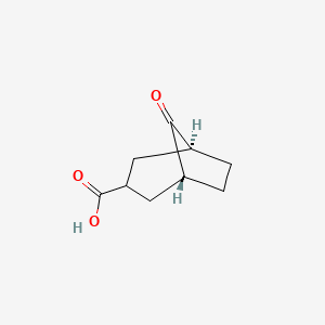 molecular formula C9H12O3 B13323462 Exo-8-oxobicyclo[3.2.1]octane-3-carboxylic acid 