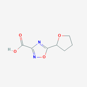 5-(Tetrahydrofuran-2-yl)-1,2,4-oxadiazole-3-carboxylic acid