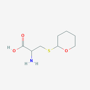 molecular formula C8H15NO3S B1332349 2-Amino-3-(tetrahydro-pyran-2-ylsulfanyl)-propionic acid CAS No. 1396966-83-8