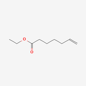 molecular formula C9H16O2 B1332352 己酸乙酯-6-庚烯酸 CAS No. 25118-23-4