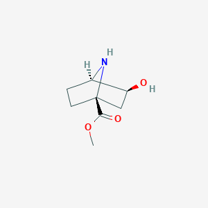 Methyl (1S,3S,4R)-3-hydroxy-7-azabicyclo[2.2.1]heptane-1-carboxylate