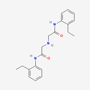 N-(2-Ethylphenyl)-2-((2-[(2-ethylphenyl)amino]-2-oxoethyl)amino)acetamide+