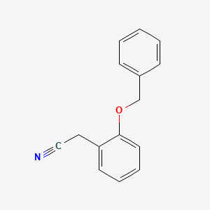 molecular formula C15H13NO B1332355 2-Benzyloxyphenylacetonitrile CAS No. 92552-22-2