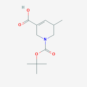 1-(tert-Butoxycarbonyl)-5-methyl-1,2,5,6-tetrahydropyridine-3-carboxylic acid