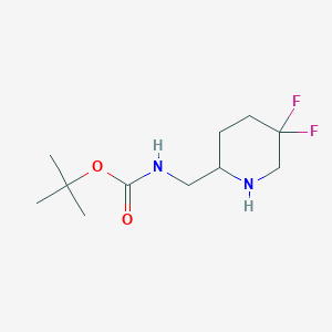 tert-butyl N-[(5,5-difluoropiperidin-2-yl)methyl]carbamate