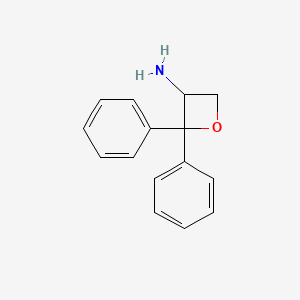 2,2-Diphenyloxetan-3-amine