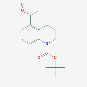 tert-Butyl (R)-5-(1-hydroxyethyl)-3,4-dihydroquinoline-1(2H)-carboxylate