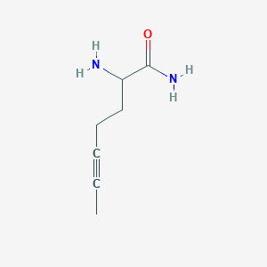 2-Aminohept-5-ynamide