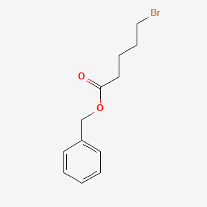 molecular formula C12H15BrO2 B1332363 苯甲酸苄酯-5-溴戊酯 CAS No. 60343-28-4