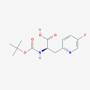 (R)-2-((tert-Butoxycarbonyl)amino)-3-(5-fluoropyridin-2-yl)propanoic acid