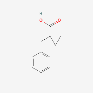 molecular formula C11H12O2 B1332366 1-Benzylcyclopropane-1-carboxylic acid CAS No. 27356-91-8