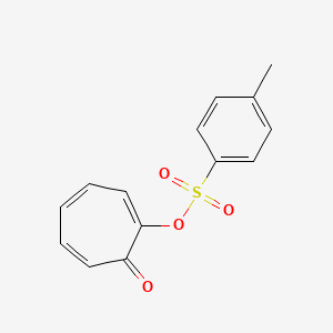 molecular formula C14H12O4S B1332368 Tropolone Tosylate CAS No. 38768-08-0