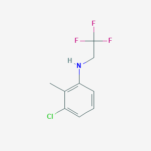 (3-Chloro-2-methyl-phenyl)-(2,2,2-trifluoro-ethyl)-amine