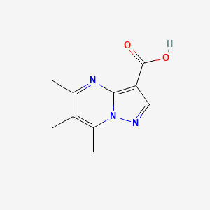 5,6,7-Trimethylpyrazolo[1,5-a]pyrimidine-3-carboxylic acid