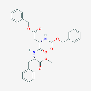 molecular formula C29H30N2O7 B133237 N-苄氧羰基-O-苯甲酰阿斯巴甜 CAS No. 5262-07-7