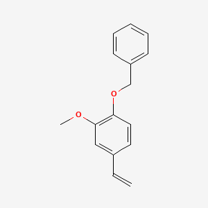 molecular formula C16H16O2 B1332370 4-苄氧基-3-甲氧基苯乙烯 CAS No. 55708-65-1