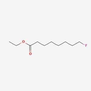 molecular formula C10H19FO2 B13323778 Ethyl 8-fluorooctanoate CAS No. 332-97-8