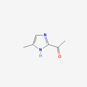 molecular formula C6H8N2O B1332380 1-(4-Methyl-1H-imidazol-2-yl)ethanone CAS No. 2524-90-5