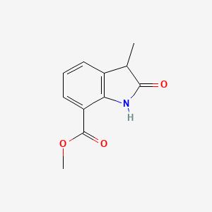 Methyl 3-methyl-2-oxo-2,3-dihydro-1H-indole-7-carboxylate