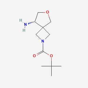 tert-Butyl (S)-8-amino-6-oxa-2-azaspiro[3.4]octane-2-carboxylate