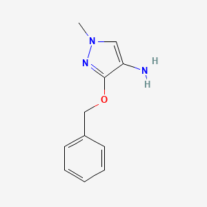 3-(Benzyloxy)-1-methyl-1H-pyrazol-4-amine