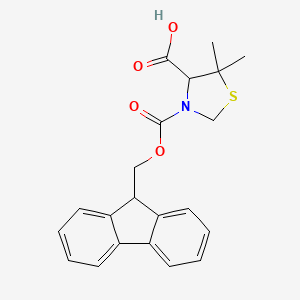 3-{[(9H-Fluoren-9-YL)methoxy]carbonyl}-5,5-dimethyl-1,3-thiazolidine-4-carboxylic acid