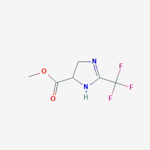 methyl 2-(trifluoromethyl)-4,5-dihydro-1H-imidazole-4-carboxylate