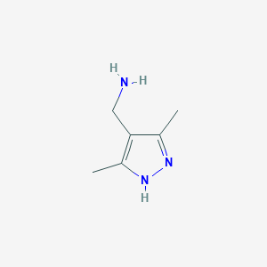 molecular formula C6H11N3 B1332403 (3,5-二甲基-1H-吡唑-4-基)甲胺 CAS No. 518064-16-9