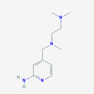 4-({[2-(Dimethylamino)ethyl](methyl)amino}methyl)pyridin-2-amine