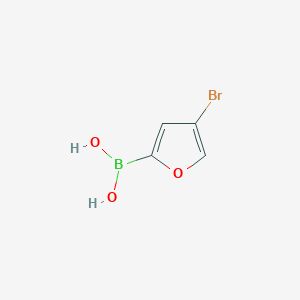 molecular formula C4H4BBrO3 B13324098 (4-Bromofuran-2-yl)boronic acid 