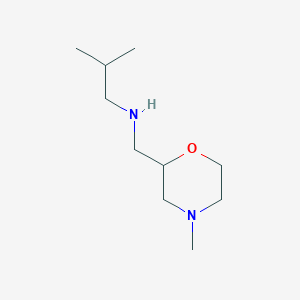 [(4-Methylmorpholin-2-yl)methyl](2-methylpropyl)amine