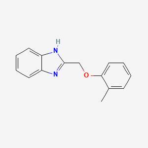 B1332415 2-[(2-methylphenoxy)methyl]-1H-benzimidazole CAS No. 3156-23-8
