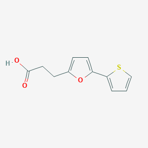 B1332417 3-(5-Thiophen-2-yl-furan-2-yl)-propionic acid CAS No. 24090-38-8