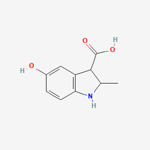 5-Hydroxy-2-methylindoline-3-carboxylic acid