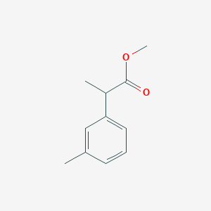 molecular formula C11H14O2 B13324174 Methyl 2-m-tolylpropanoate 