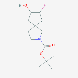 tert-Butyl (7R,8R)-7-fluoro-8-hydroxy-2-azaspiro[4.4]nonane-2-carboxylate