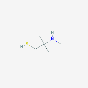 2-Methyl-2-(methylamino)propane-1-thiol