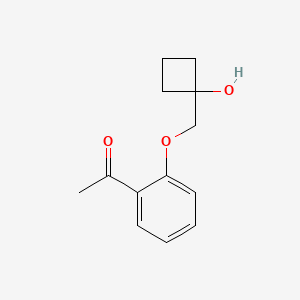 1-(2-((1-Hydroxycyclobutyl)methoxy)phenyl)ethan-1-one