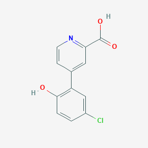 4-(5-Chloro-2-hydroxyphenyl)picolinic acid