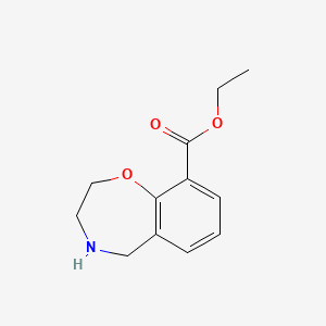 Ethyl 2,3,4,5-tetrahydro-1,4-benzoxazepine-9-carboxylate