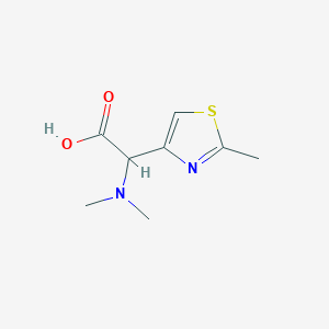 2-(Dimethylamino)-2-(2-methylthiazol-4-yl)acetic acid