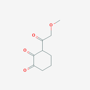 3-(2-Methoxyacetyl)cyclohexane-1,2-dione