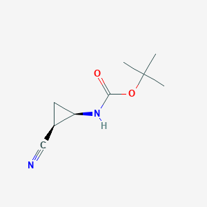 Rel-tert-butyl ((1R,2S)-2-cyanocyclopropyl)carbamate