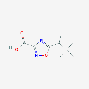 5-(3,3-Dimethylbutan-2-yl)-1,2,4-oxadiazole-3-carboxylic acid