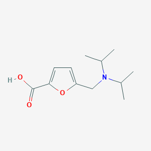 B1332442 5-[(Diisopropylamino)-methyl]-furan-2-carboxylic acid CAS No. 429651-03-6