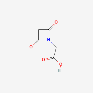 molecular formula C5H5NO4 B13324435 2-(2,4-Dioxoazetidin-1-yl)acetic acid 