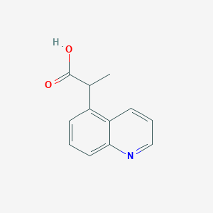 2-(Quinolin-5-yl)propanoic acid