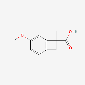 4-Methoxy-7-methylbicyclo[4.2.0]octa-1,3,5-triene-7-carboxylic acid