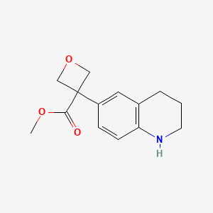 Methyl 3-(1,2,3,4-tetrahydroquinolin-6-yl)oxetane-3-carboxylate