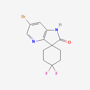 6'-Bromo-4,4-difluoro-1',2'-dihydrospiro[cyclohexane-1,3'-pyrrolo[3,2-b]pyridine]-2'-one